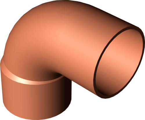 108 700 Модель 95092 Трубопроводные системы  Фитинги для пайки  Oтводы, угольники Santreyd  - Вид №2