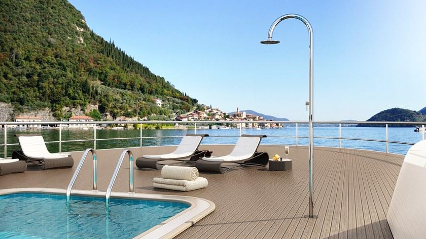 Inoxstyle Летний душ из нержавеющей стали Sole 01028 - Вид №1