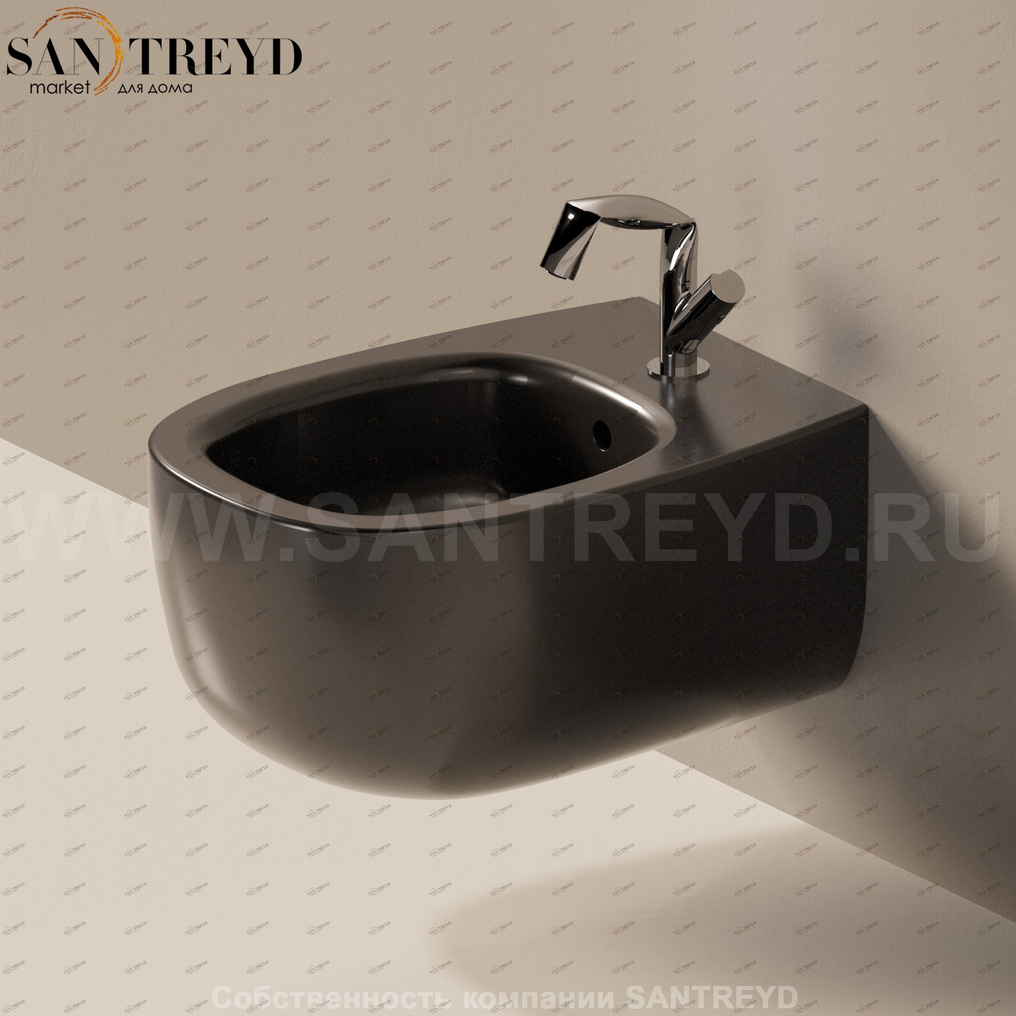 BN2189017 Биде подвесное Bonola Ceramica Flaminia