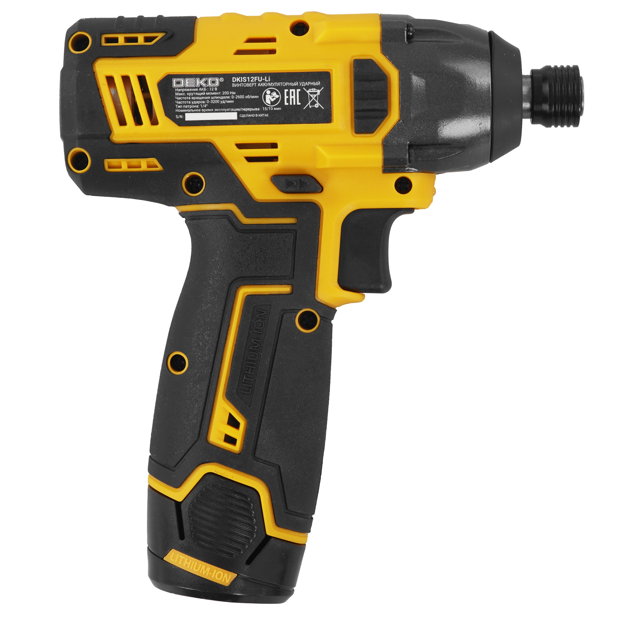 Винтоверт DEKO DKIS12FU-Li 9194505 STDN-0110413 - Вид №1