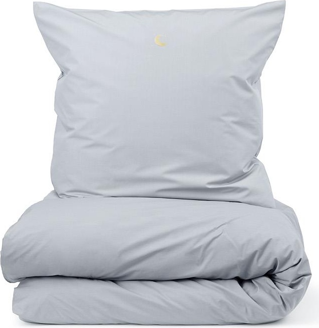 310536 Snooze Постельное белье 140x220 Dreamy Moon Cloudy Grey Normann Copenhagen 