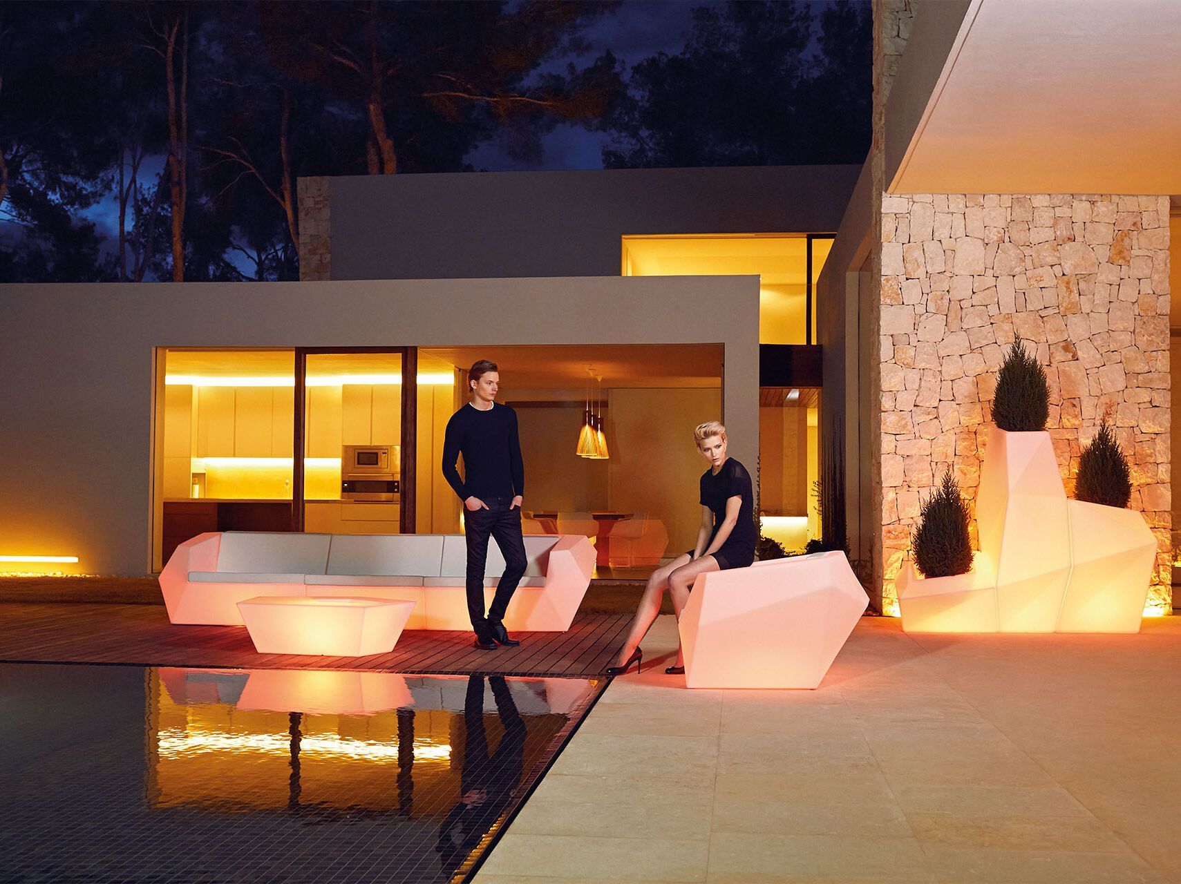 Садовый стол из полиэтилена Vondom Faz ARCH-00071213 - Вид №2