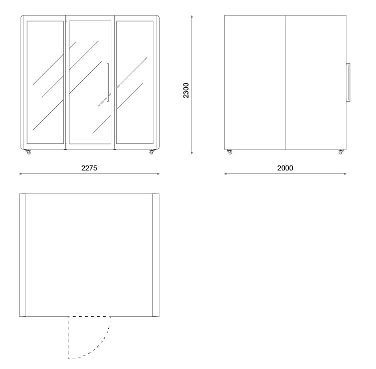 Многосторонняя акустическая офисная кабина Askia Kameleon ARCH-00115964 - Вид №5