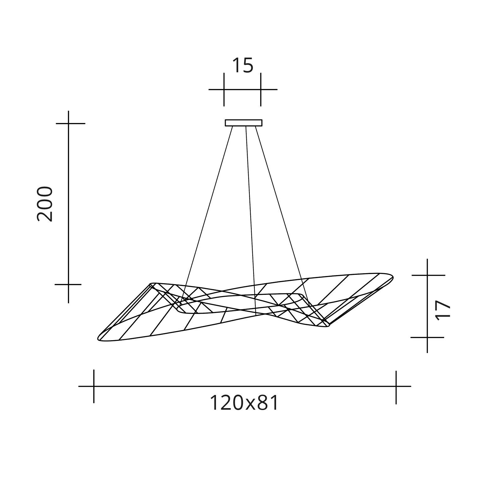 Стальной светодиодный подвесной светильник Urban Tesa ARCH-00028715 - Вид №9