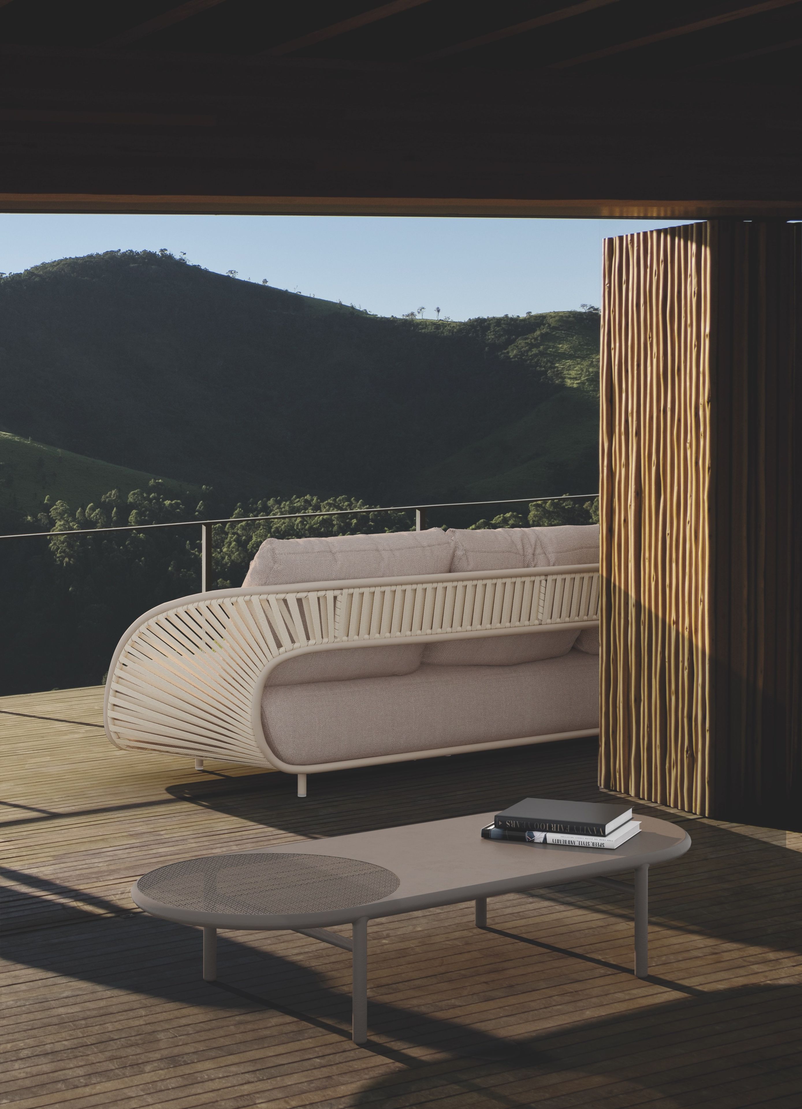 Алюминиевый низкий садовый столик YAAZ Barla ARCH-00022996 - Вид №2