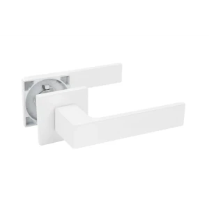 Дверная ручка на розетке Edson EDS-25-Q2 без запирания цвет белый 89456842 STLM-2111691