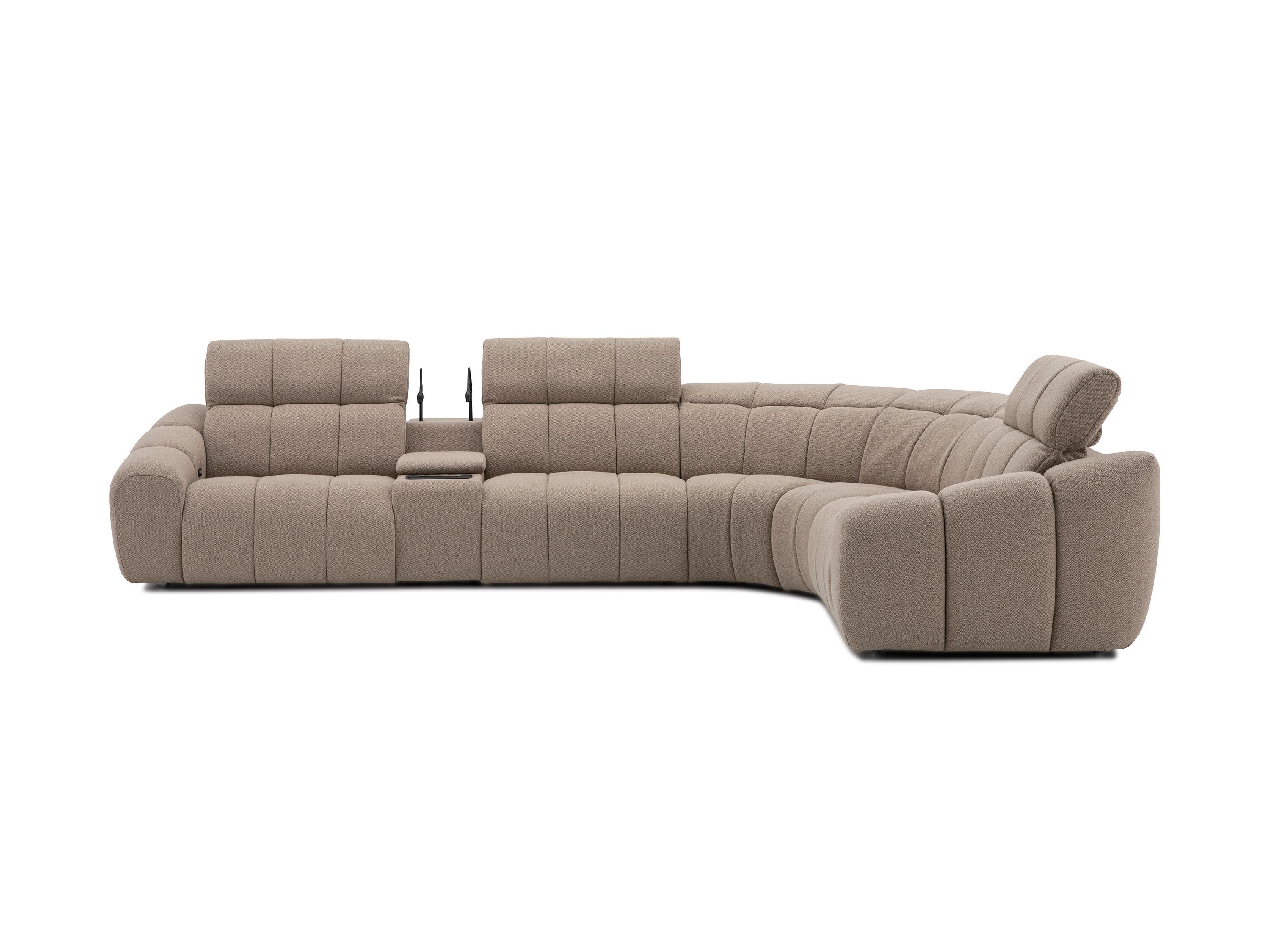 Модульный тканевый диван с электроприводом CAMPO DE' FIORI CHOCCO ARCH-00002619