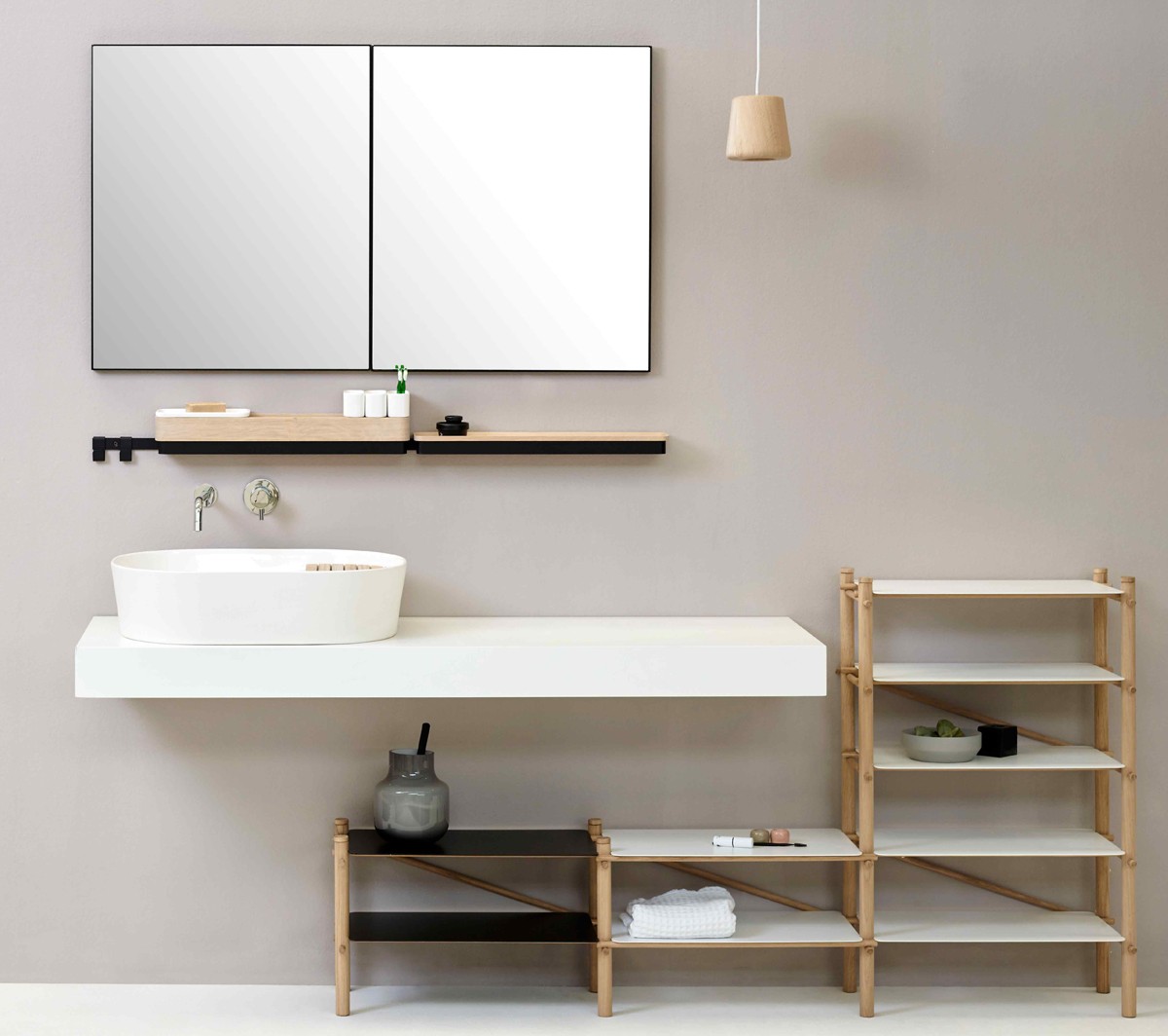 Ex.T ROW 60 Зеркало в белой рамке EXSPROW60B.CO  - Вид №4