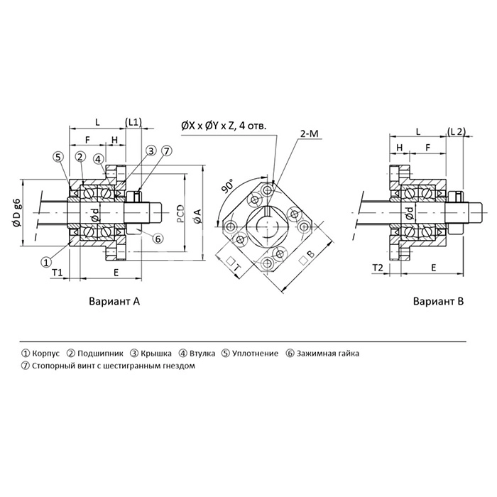 IS363 Опора ШВП FK20 ISKRA  - Вид №1