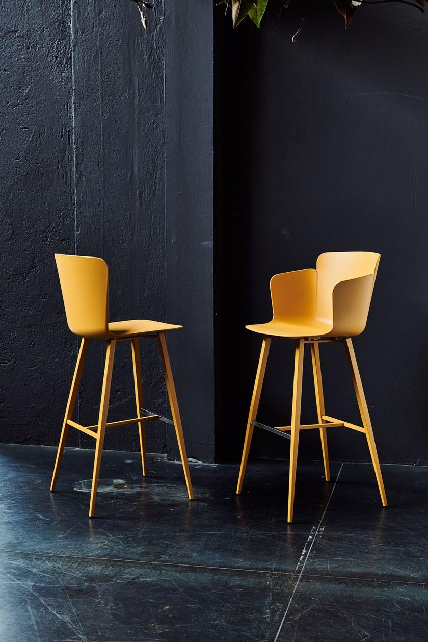 Midj Высокий табурет из полипропилена Calla sun-id-1472770 - Вид №3