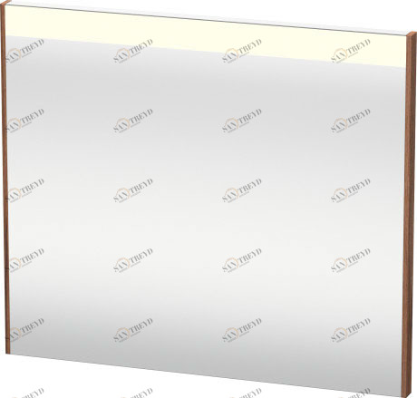 BR700207979 Brioso Зеркало с подсветкой Орех натуральный, декор Duravit