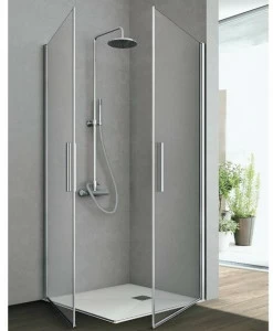 Gruppo Geromin Хрустальная душевая кабина с распашными дверцами Flow