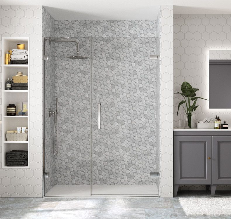 Дверь в нишу GHF1450H L или R Merlyn Arysto Хромированный 