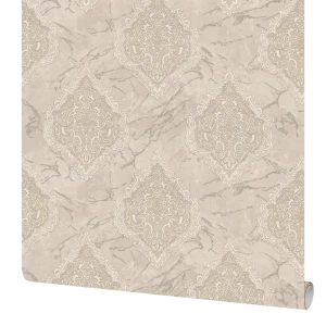 Обои флизелиновые Euro Decor Sultan бежевые 1.06 м 7135-01