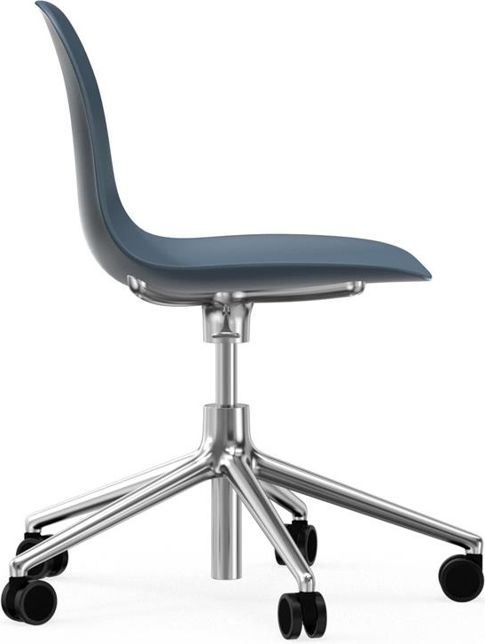 606043 Кресло Swivel 5W Gaslift Alu Blue Normann Copenhagen Form - Вид №2