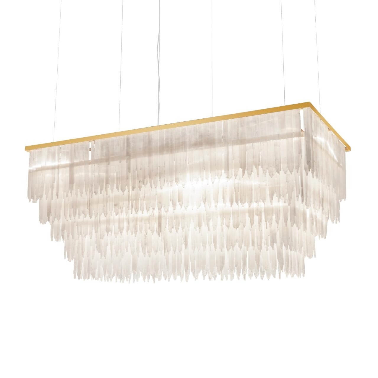 500241-01 ABHIKA ЛАМПА СЕЛЕНИТА ПРЯМАЯ GOLD 