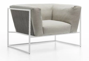 MDF Italia Садовое кресло из ткани с подлокотниками Arpa