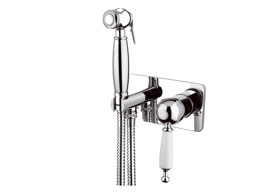 Настенный смеситель для биде с одной ручкой и ручным душем Gaia Mobili Complements ARCH-00138609