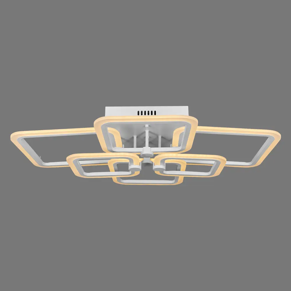 Люстра потолочная светодиодная Escada 10220/6LED 120W с пультом управления, 30 м², регулируемый белый свет, цвет белый STLM-2054011 - Вид №1