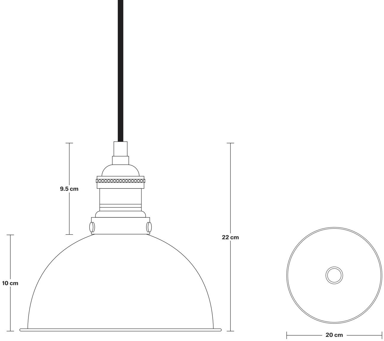 Industville Подвесной светильник из железа Brooklyn Br-dp18-p-bh - Вид №3