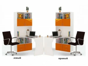 Стол-стеллаж ABC-KING Champion левый оранж