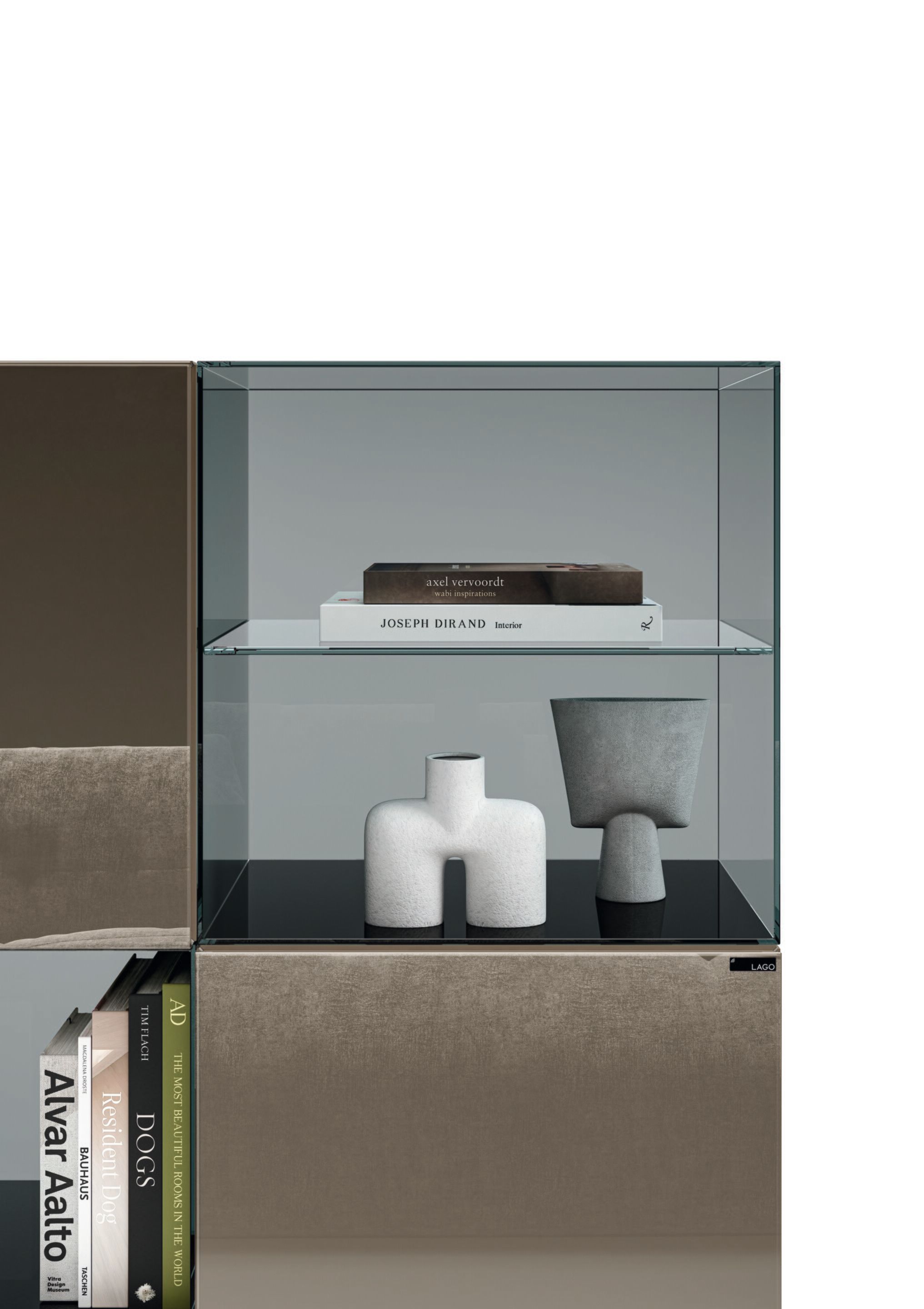 Стеклянный шкаф Lago 36e8 ARCH-00044226