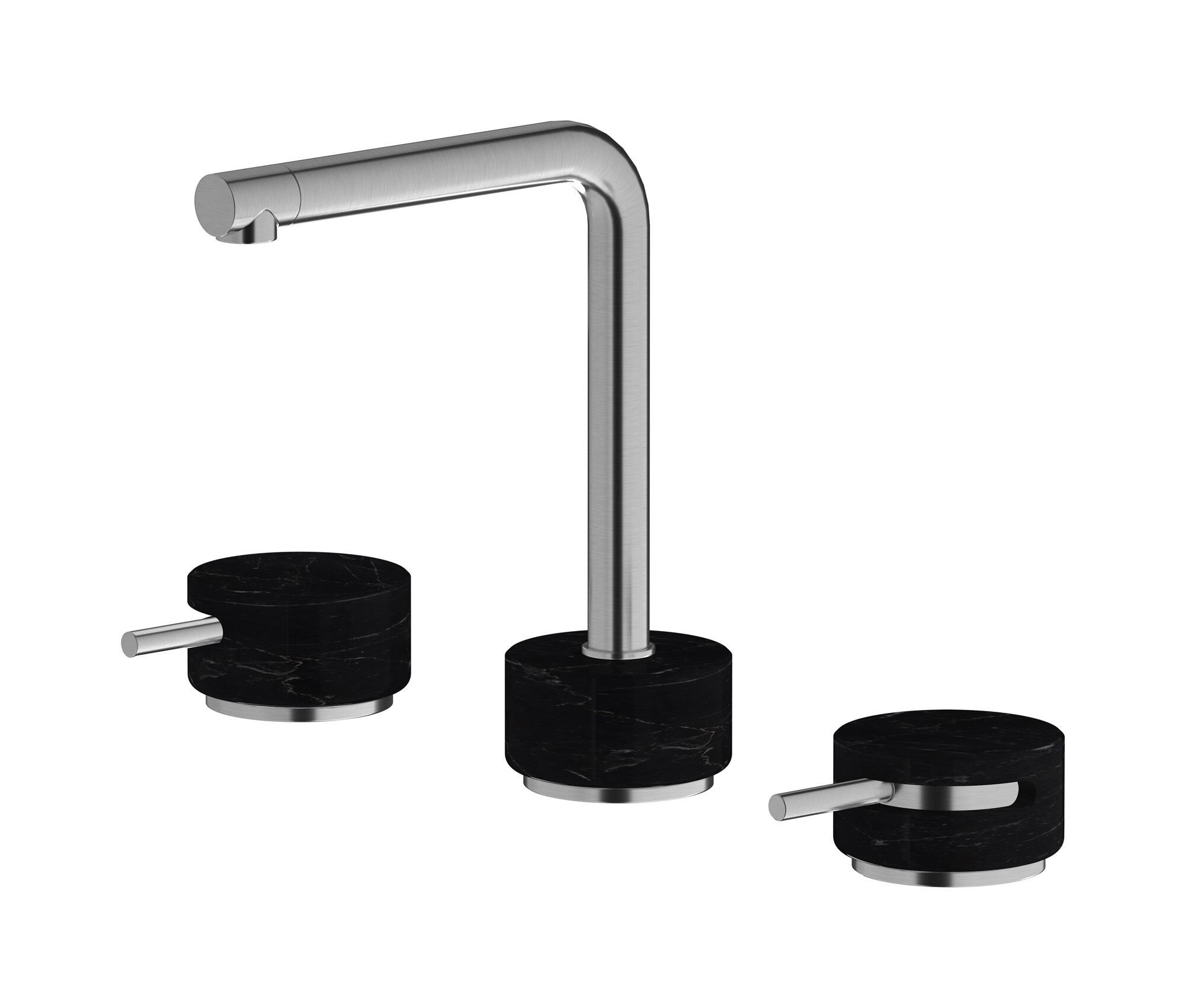 Смеситель для раковины с 3 отверстиями для мраморной столешницы IB мрамор + мрамор Elle ARCH-00055279 - Вид №18