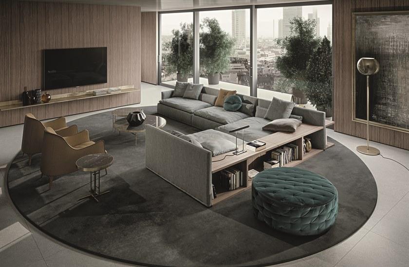 Frigerio Salotti Кресло Bergere из ткани с подлокотниками Jackie sun-id-1462947 - Вид №3