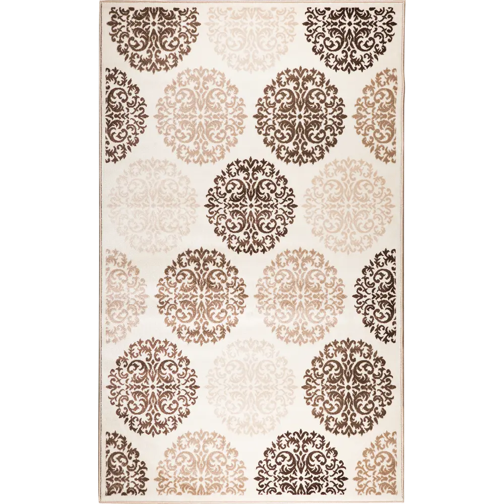 Ковер полипропилен Люкс L012 250x350 см цвет бежевый MERINOS STLM-2191892