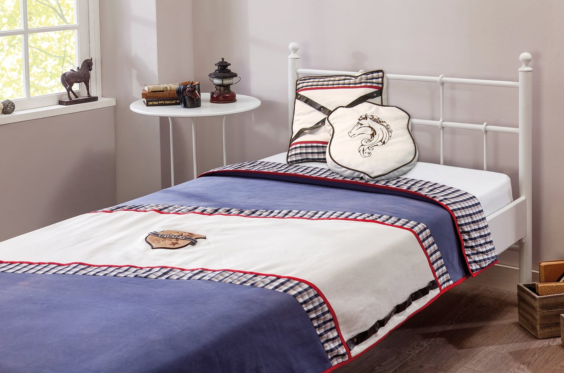 Покрывало детское 120х200 см с 2 подушками синее Royal CILEK ROYAL 00-3832479 Синий Santreyd - Вид №2