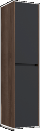 Link Высокий Гардероб Аркадия-Антрацит / LK2145.00.ARA Link Creavit