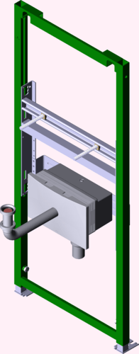 Системная техника  Viega Eco Plus  Элементы для умывальников VIEGA 734 831 Модель 8168 Santreyd  - Вид №4