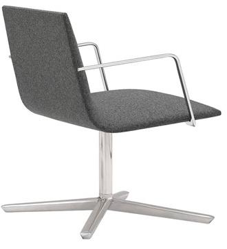 Andreu World Кресло на 4 спицы с подлокотниками Lineal corporate Bu0783 - Вид №2