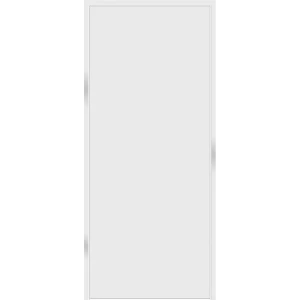 Дверь межкомнатная глухая Invisible Opt 60x200 см левая алюминий цвет белый