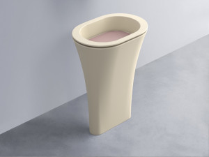 AMLA65-LN+AMPILO-CP+AMCOLO-LN Раковина Amedeo Ovale отдельностоящая cielo Enjoy + Amedeo