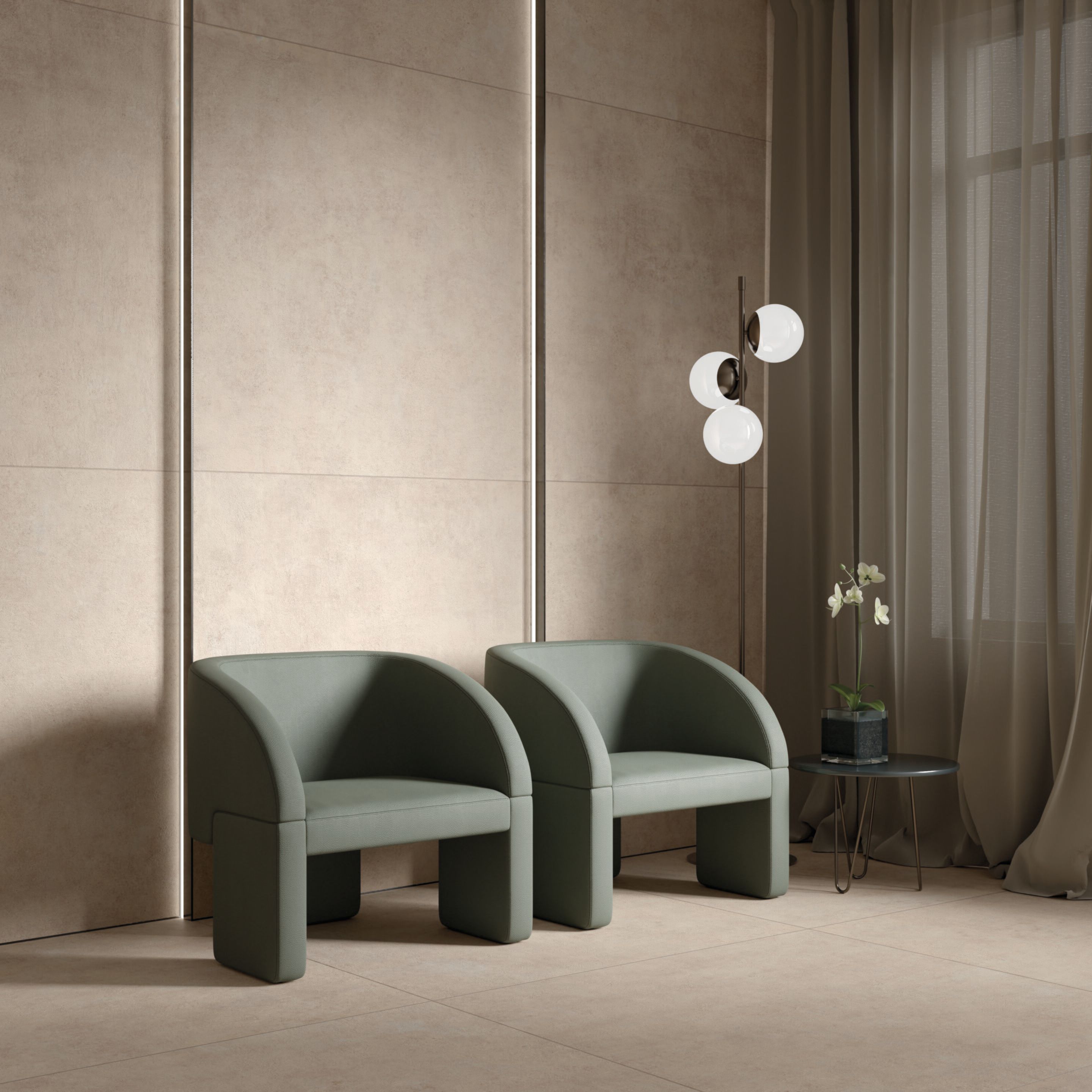 Цементный эффект противоскользящий пол / покрытие MARINER Absolute ARCH-00125770 - Вид №1