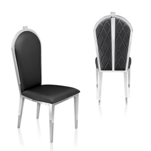 700276,9 ABHIKA СТУЛ BYRON SILVER BLACK