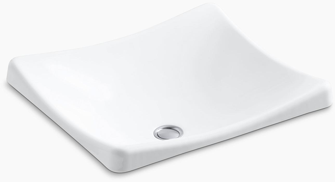 K-2833-G9 Накладная раковина на столешницу  прямоугольная Kohler  - Вид №1