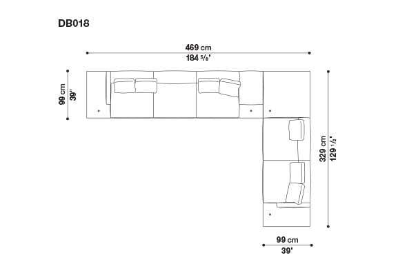 Кожаный диван B&B Italia док ARCH-00106863 - Вид №33