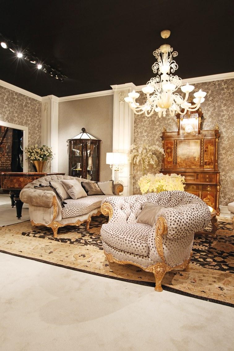 Bellotti Ezio Стеганый 4-х местный бархатный диван 4880 4880  - Вид №3