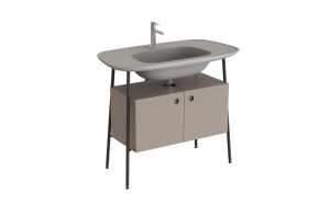 Напольный умывальник со встроенным умывальником