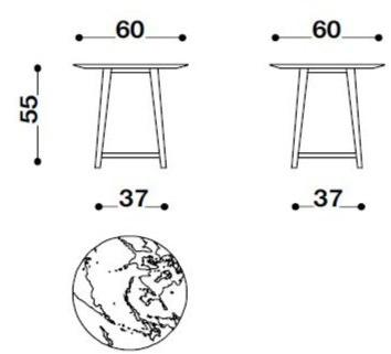 Désirée divani Круглый журнальный столик из мдф sun-id-1408266 - Вид №2