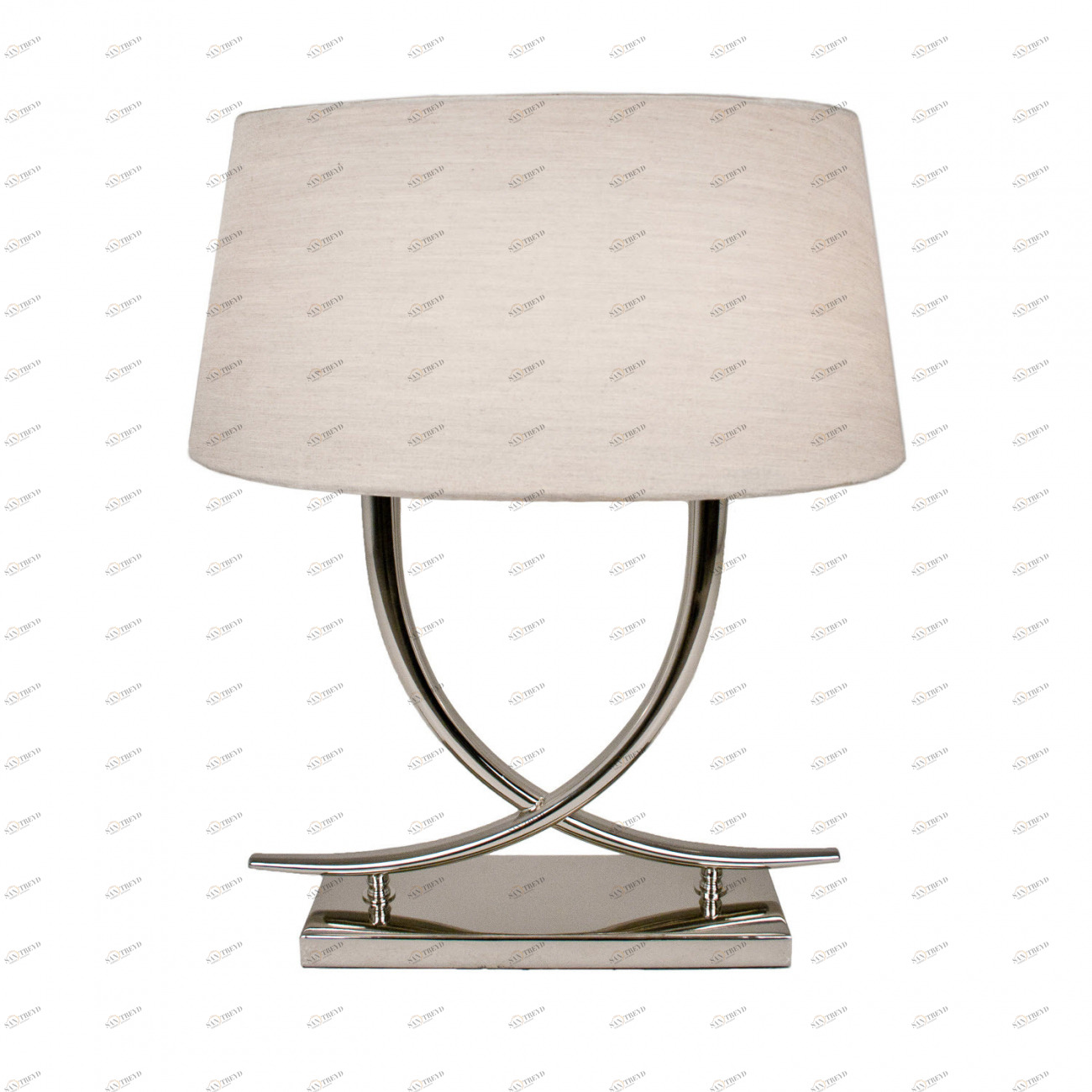 Настольная лампа Blake от RVAstley Хром 5389 RVASTLEY ИНТЕРЬЕРНЫЕ 061816 Бежевый;хром 