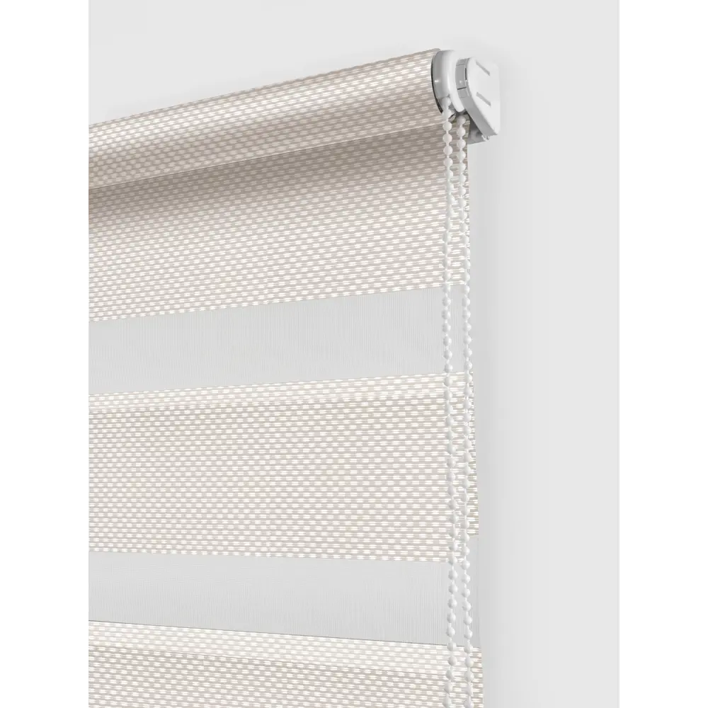 Штора рулонная день-ночь Liza 70x160 см бежевая MIAMOZA Коллекция 2024г STLM-2019705 - Вид №1