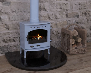 HEF291 Изогнутая печь из черного гранита Сarronheating