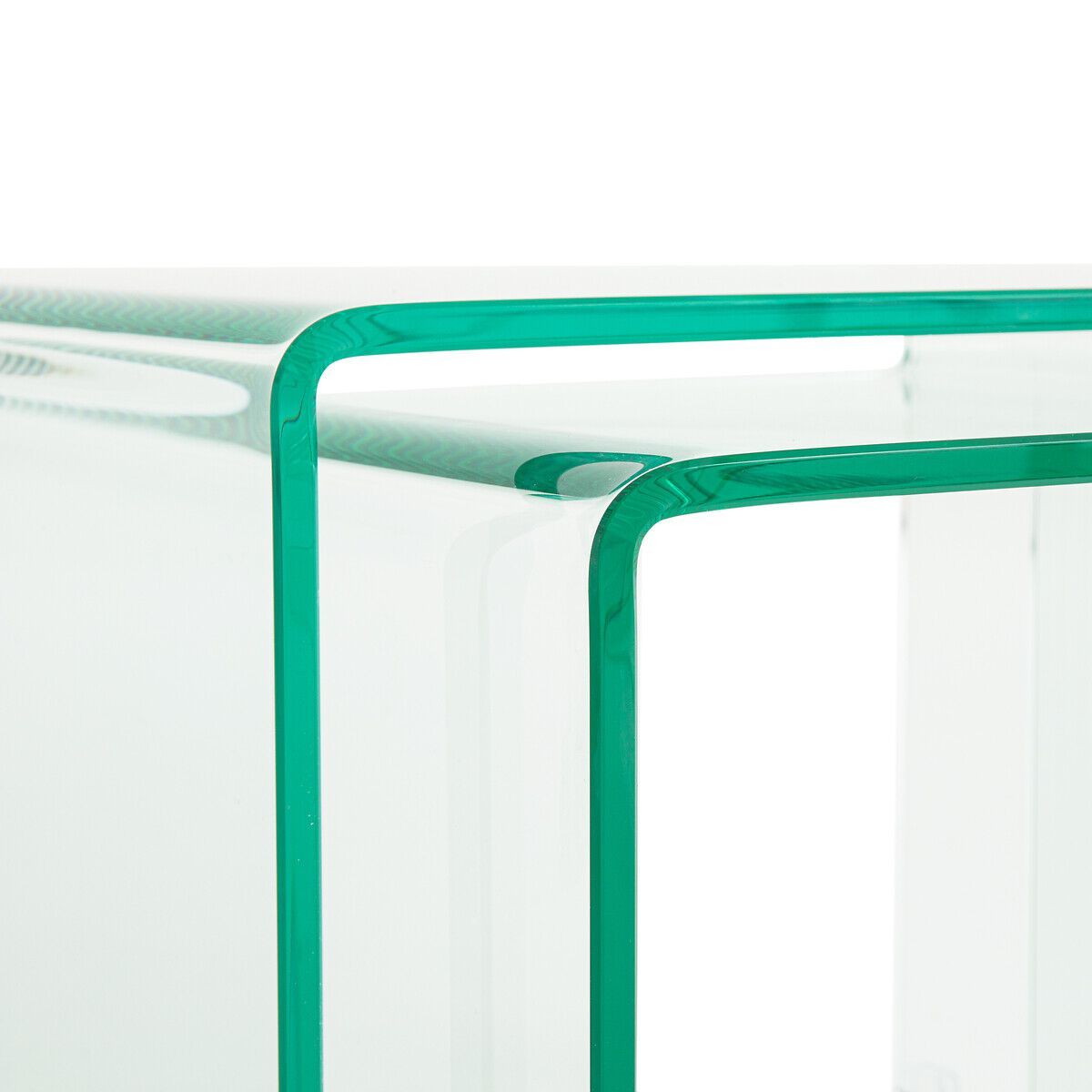 Штабелируемый журнальный столик из закаленного стекла AMPM кристально чистый ARCH-00127743 - Вид №3