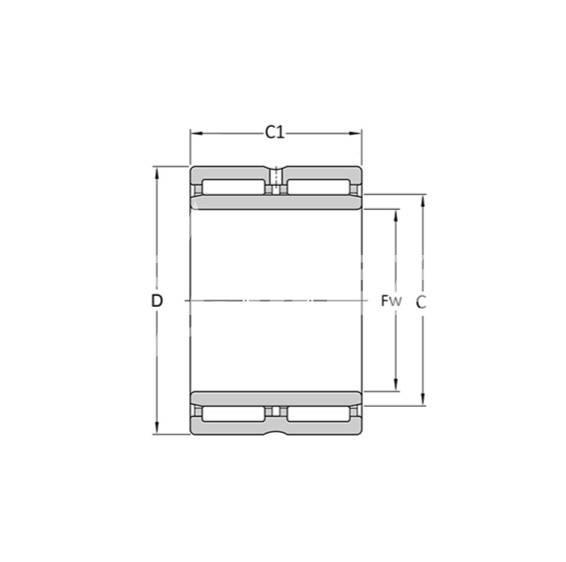 IS1537 Подшипник NA4904-2RS ISKRA  - Вид №1