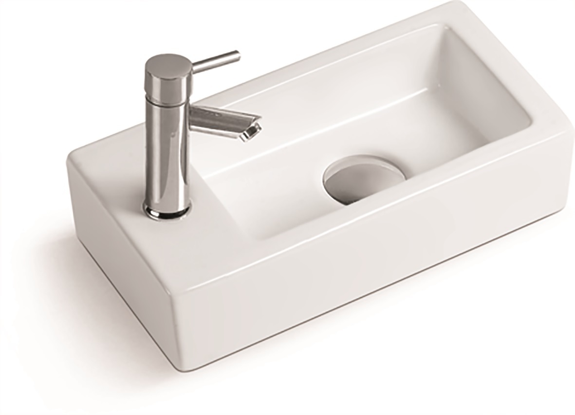 SL-2010R Раковина керамическая накладная с переливом LAB.Space 