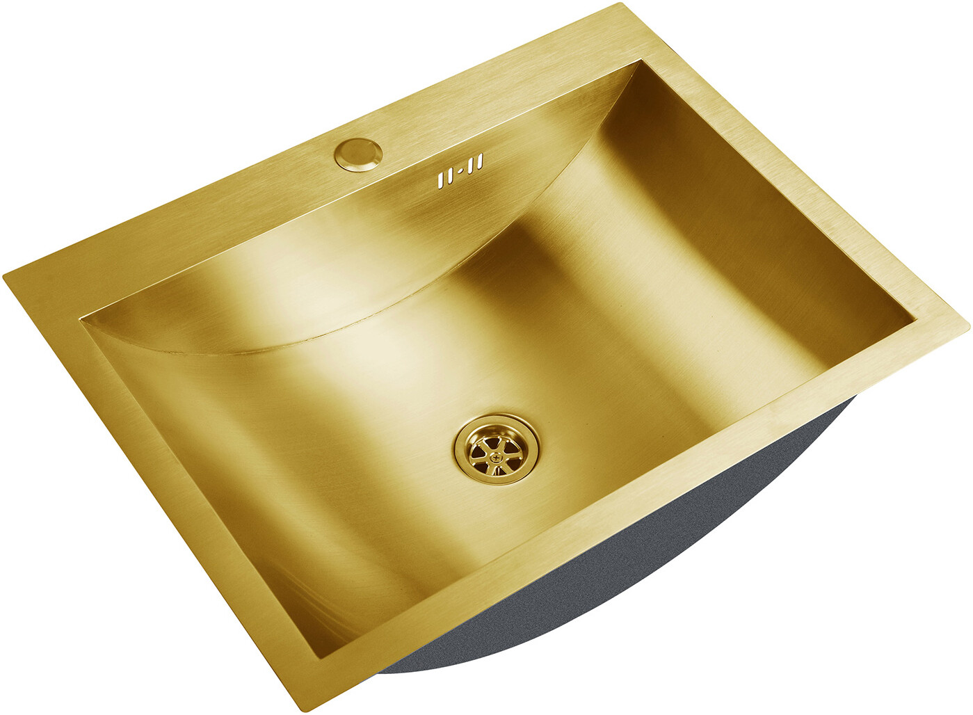 Мойка кухонная ZorG Inox U 4560 BRONZE из нержавеющей стали, бронза