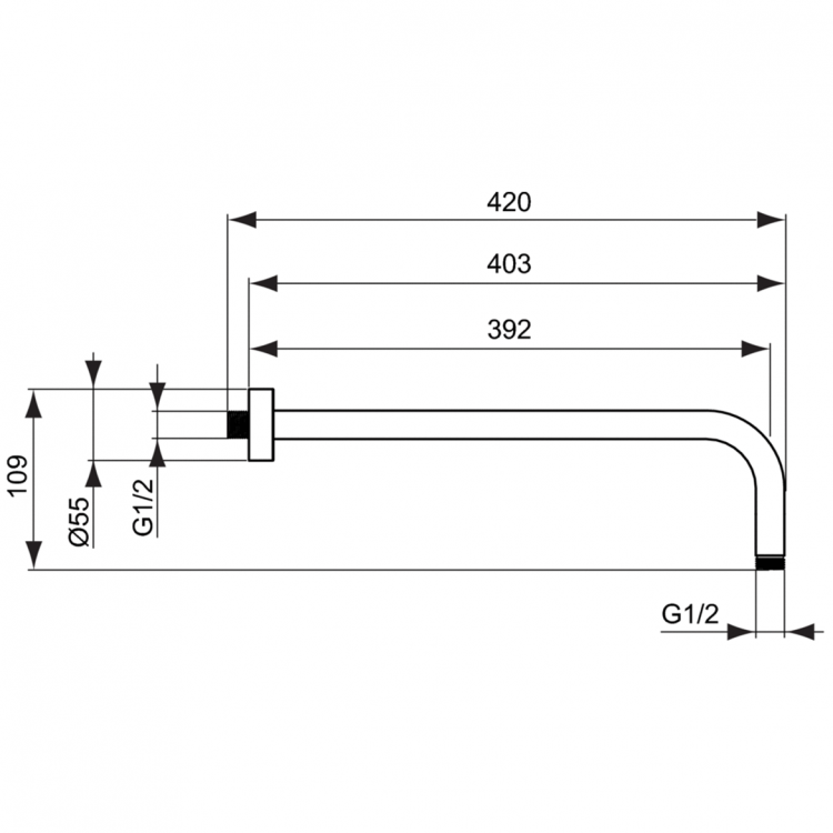 A7572AA Промо комплект "ВСЕ для встройки ALL IN ONE" Ideal Standard CERATHERM C100  - Вид №12